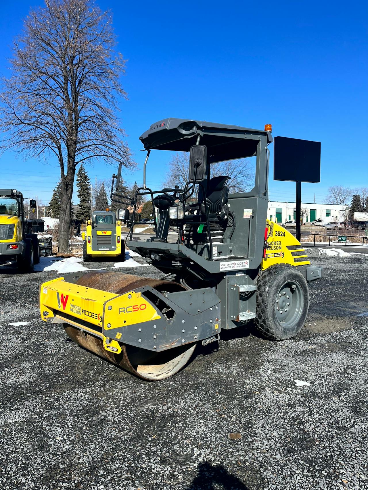 2020 Wacker Neuson RC50 53″ smooth drum roller compactor 20,680 lbf ...