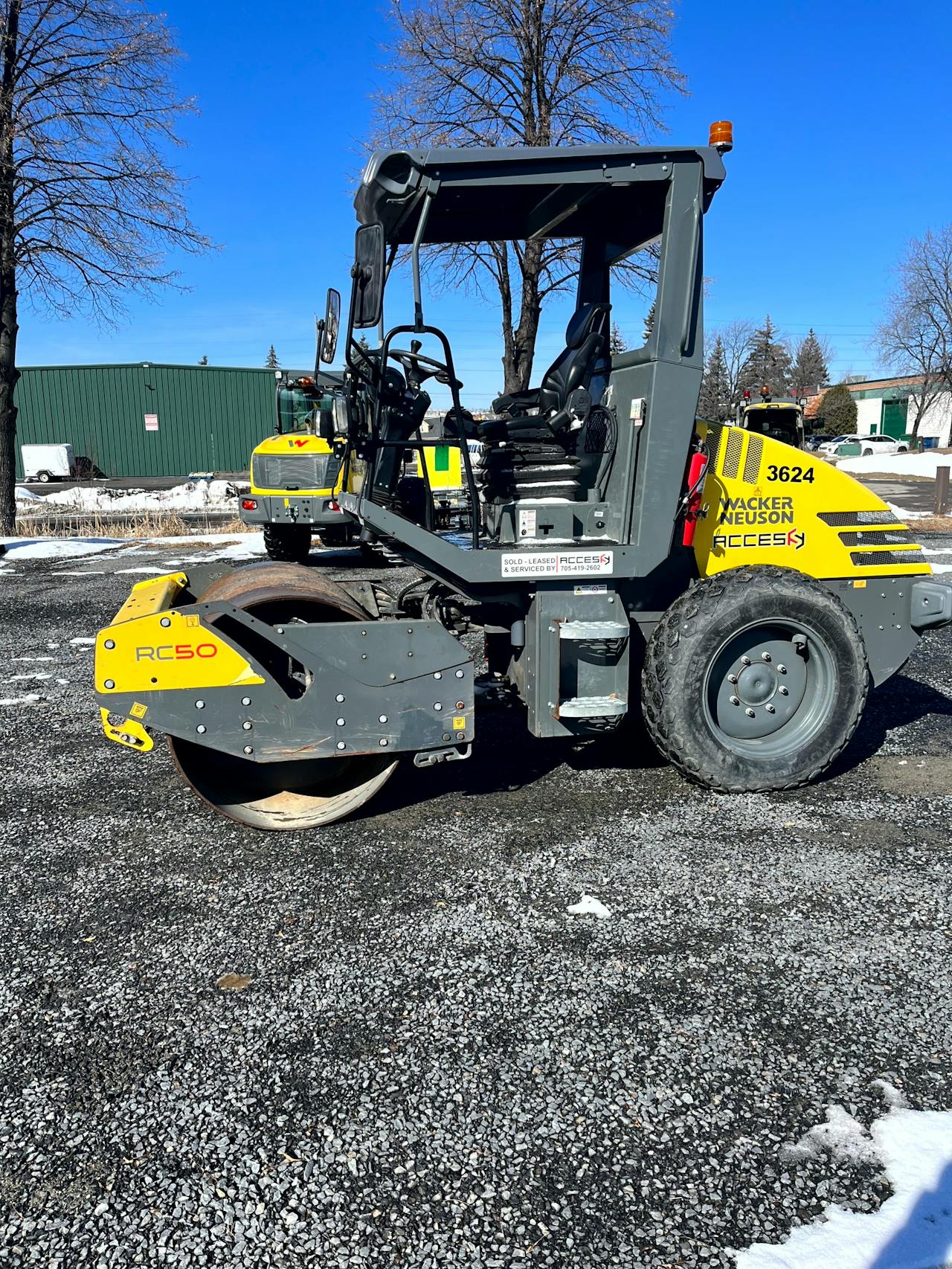 2020 Wacker Neuson RC50 53″ smooth drum roller compactor 20,680 lbf ...