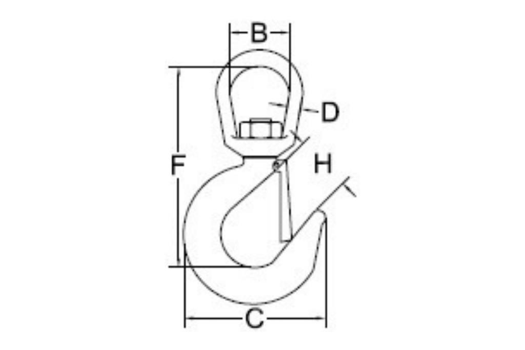 Swivel hooks with latch | Access Industrial