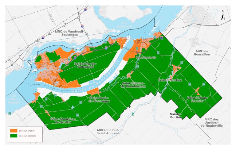 MRC couleurs urbain rural