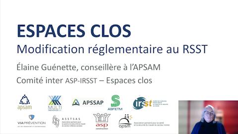 Espaces clos : une vidéo pour comprendre le changement réglementaire ...