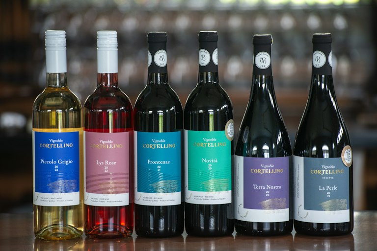 Vignoble Cortellino Ete Bouteilles