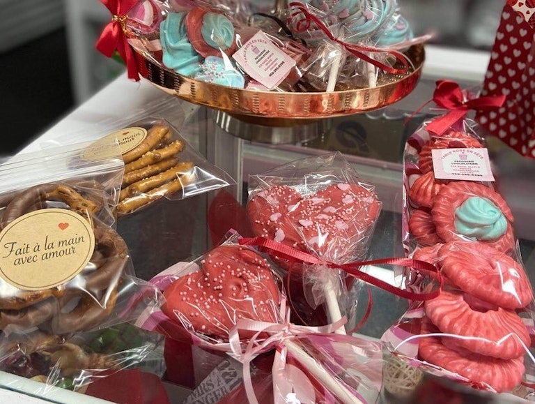 Produits table rose en fete