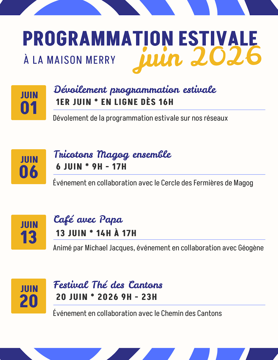 Programmation estivale 2026