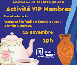 Soiree des membres novembre