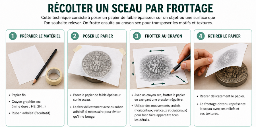 Technique frottage Chemin Batisseuses