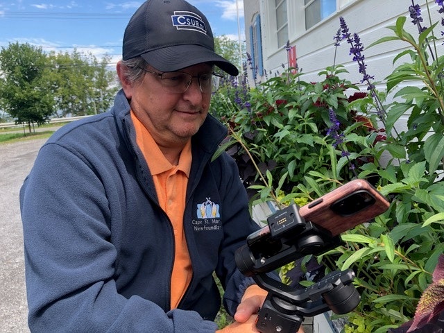 Andre en tournage CSUR2