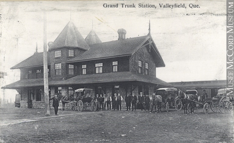 Gare du Grand Tronc à Salaberry de Valleyfield - Musée McCord