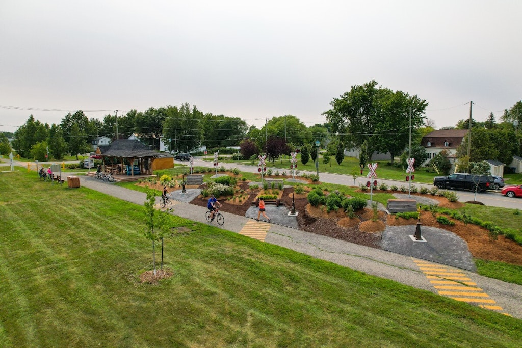 Halte Gare Parc regional Beauharnois Salaberry