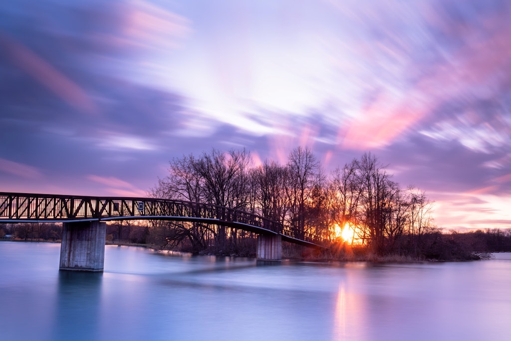 Le Pont de St-Tim beach de Jean-Philippe Ménard (Prix coup de cœur)