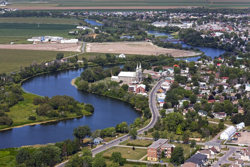 Sainte Martine et riviere Chateauguay