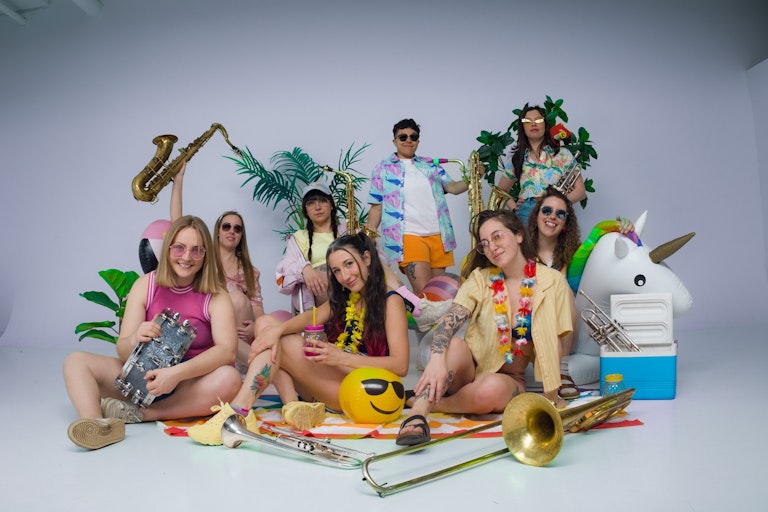 Burning brass band