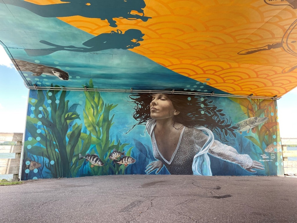 Murale pont saint louis 1