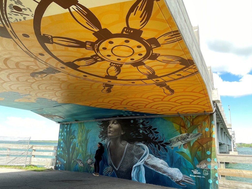 Murale pont saint louis 2