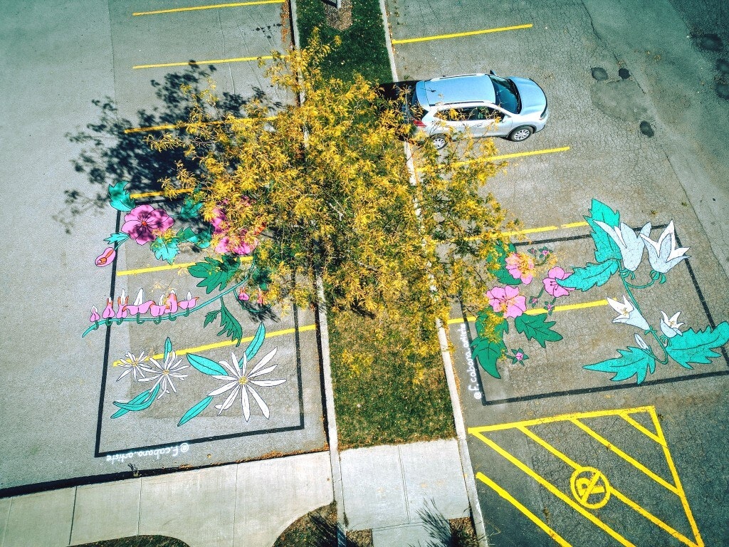 Voie fleurie f cabana