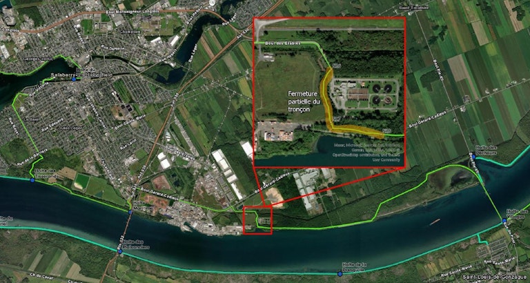 Fermeture piste cyclable2025