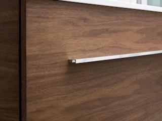 Bois porte contemporaine