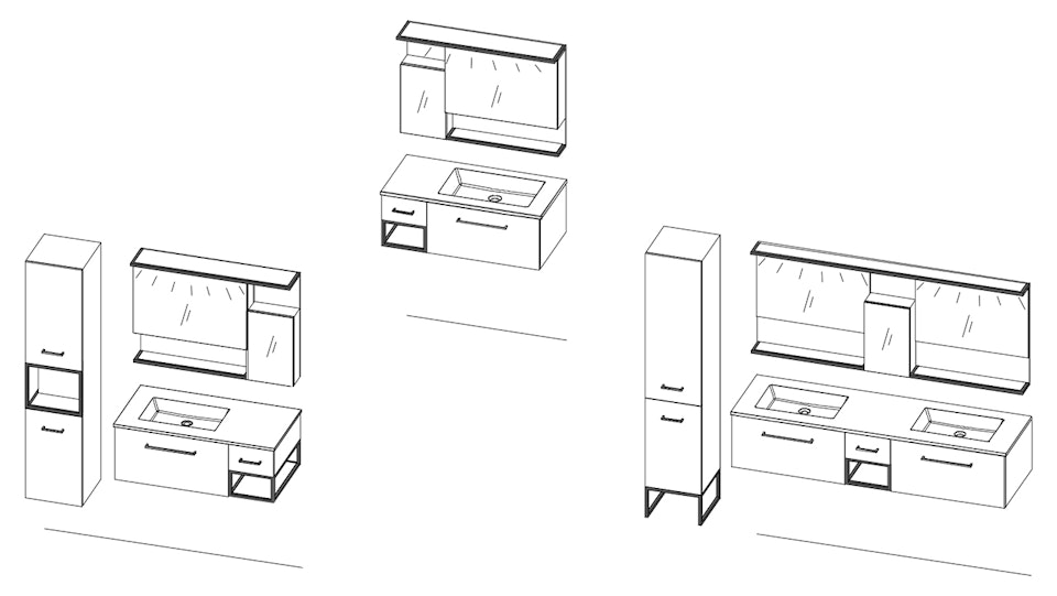 FUZION Metal dynamique agencements