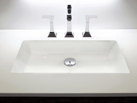 Plan lavabo en polymere 075 po2