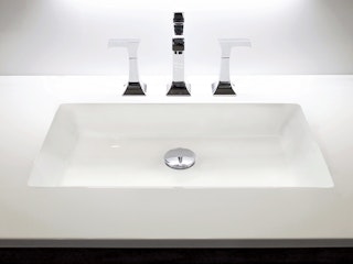 Plan lavabo en polymere 075 po3