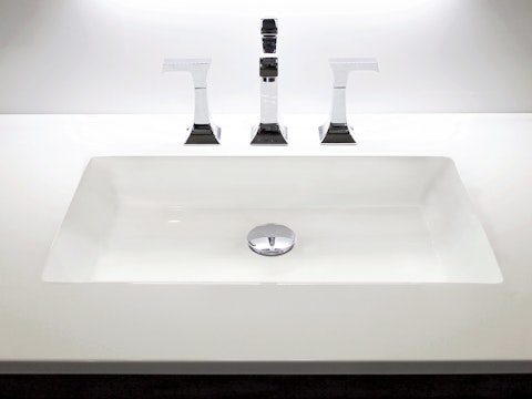 Plan lavabo en polymere 075 po3