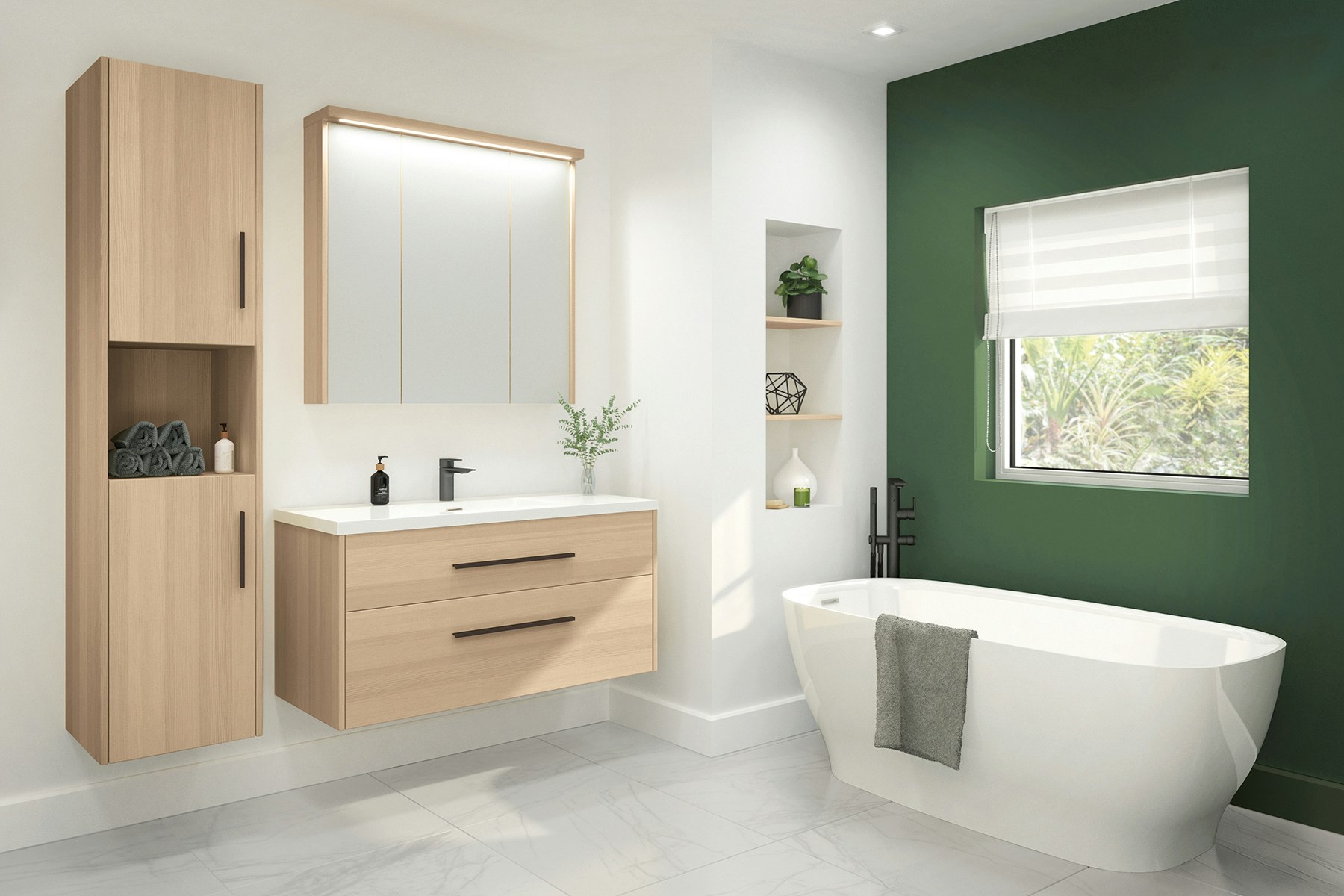 Quadra Collection: Geometric elegance for bathroom | Vanico-Maronyx