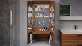 Duo coiffeuse compacte ouverte WW 201 C