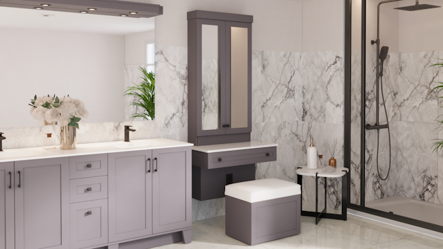 Essenstia Shaker coiffeuse ferme BM 1455