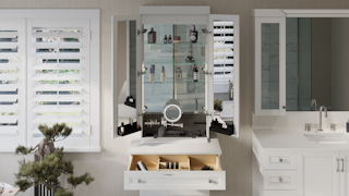 Essentia Elegance coiffeuse ouverte S 713 M Q TRA