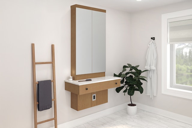 Essentia Coiffeuse detachee CONTEMP WM 126 TC HR RGB