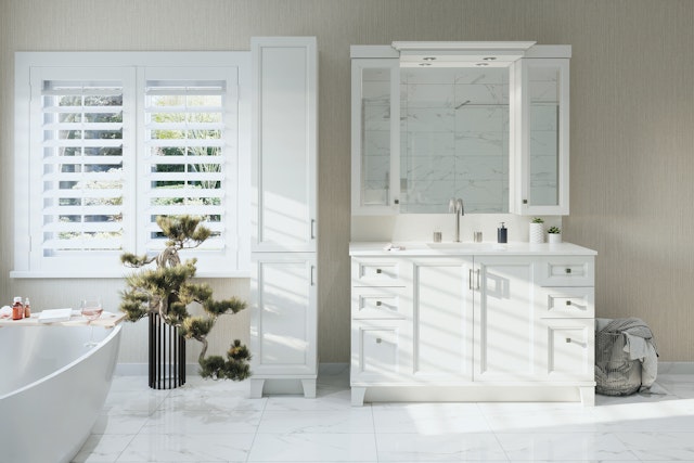 Essentia Elegance single vanity S 734 M Q TRE RGB HR