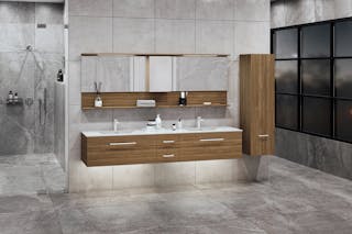 Fuzion double vanity M 5 AE T RGB HR