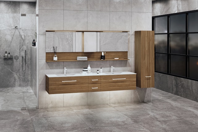 Fuzion double vanity M 5 AE T RGB HR