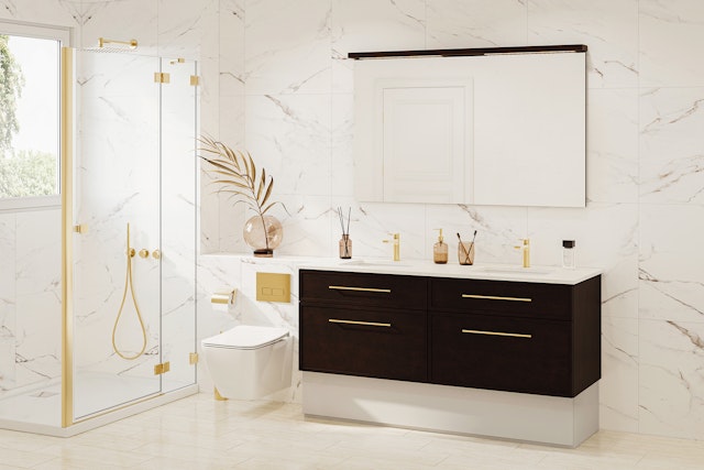 Neolito Frame double vanity WM 121 TC L 93 Q TRE RGB HR