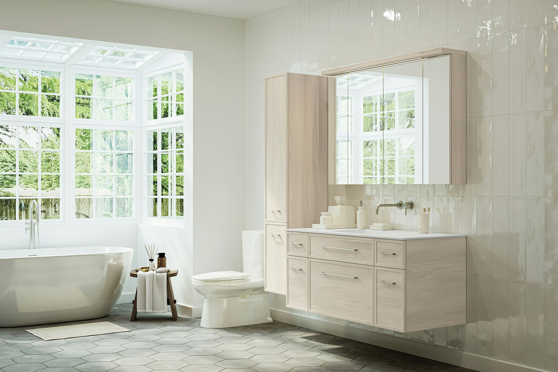 Neolito Frame: Classic elegance for bathroom | Vanico-Maronyx