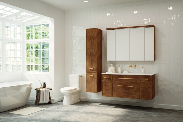 Neolito Frame single vanity WM 126 TC RGB HR