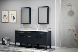 Neolito Shaker double vanity T 85 M Q TRA RGB HR