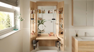 Neolito coiffeuse compacte ouverte M 272 T