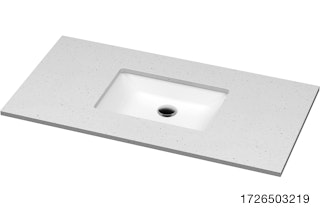 Lavabo SC Pure Solid Momento SM19141 A angle quartz