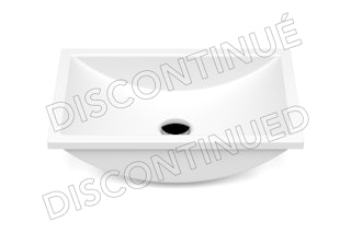 Lavabo encastre Pure Solid Delphes 22x15x1 DSE22151 face disc