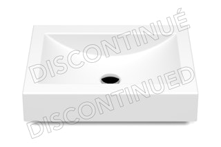 Lavabo encastre Pure Solid Delphes 24x18x4 DPS24184 face disc
