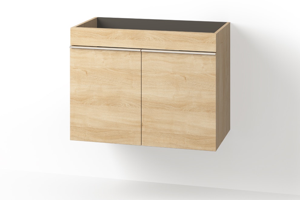 Centered wall-mount vanity with 2 doors | Vanico-Maronyx