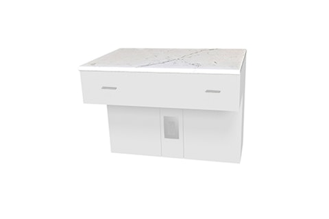 Neolito coiffeuse comptoir quartz QC3416 SC