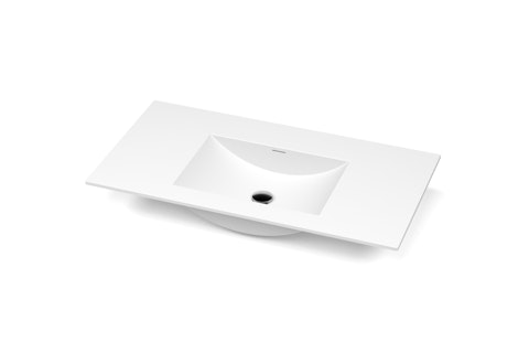 Plan lavabo Pure Solid Delphes PD00001 A angle