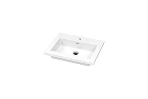 Plan lavabo Pure Solid Edge 125po LEWP001 A 24 angle