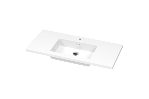 Plan lavabo Pure Solid Edge 125po LEWP001 A 42 angle