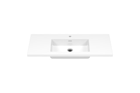 Plan lavabo Pure Solid Edge 125po LEWP001 A 42 face