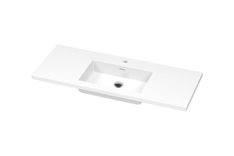 Plan lavabo Pure Solid Edge 125po LEWP001 A 48 angle