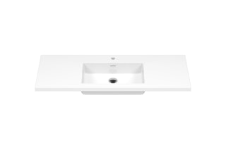 Plan lavabo Pure Solid Edge 125po LEWP001 A 48 face