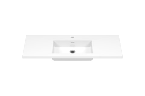 Plan lavabo Pure Solid Edge 125po LEWP001 A 48 face